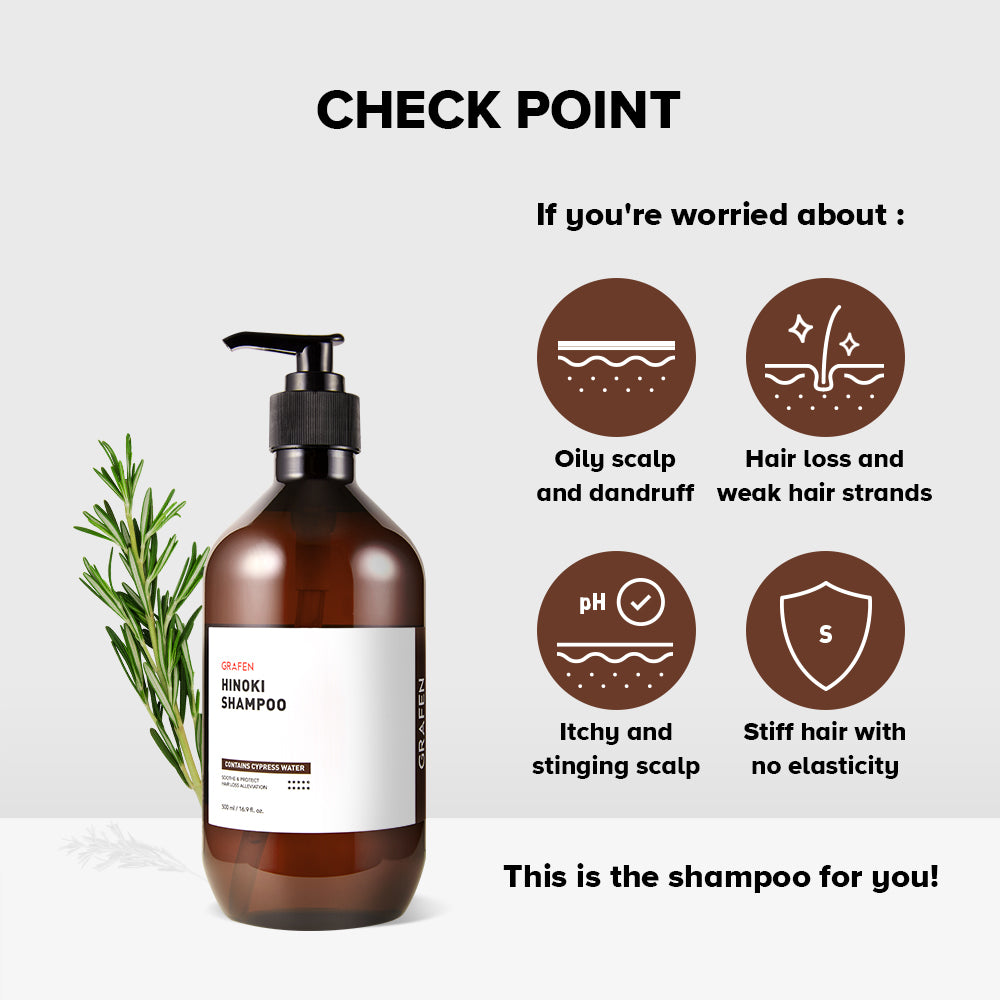 [GRAFEN] Hinoki Shampoo 500ml
